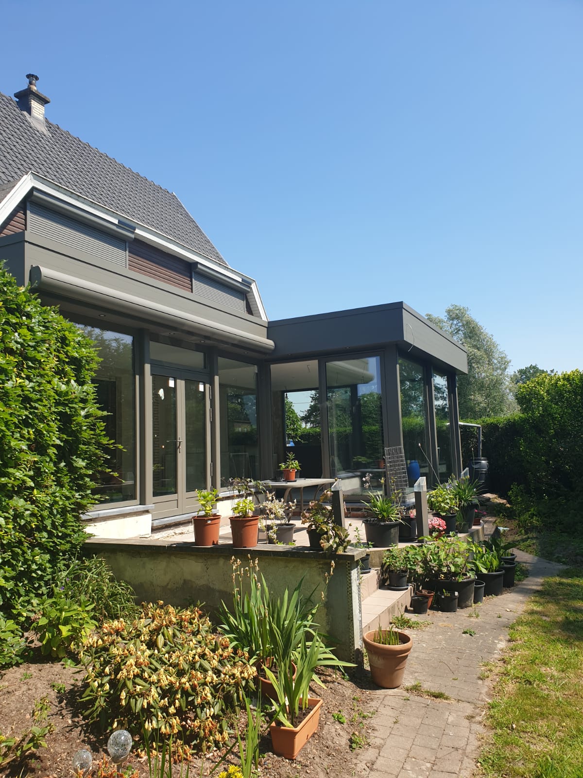 Aanbouw huis